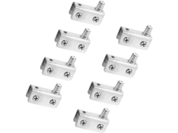 Dobradiças Pivotantes De Aço Inoxidável Para Portas Vidro Com 5 A 7