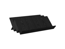 Conjunto 1 Estante De Revistas Vidaxl Preto Derivados De Madeira (90 X 53 X 28,5 Cm)