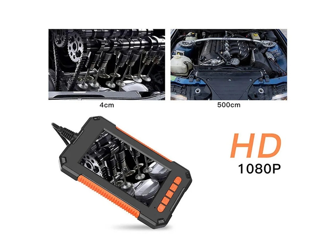 Câmara Industrial Do Endoscópio Ip68 De Câmara Da Inspeção Fazer Dreno Da Tubagem De Esgoto Com 8 Leds Yizhood