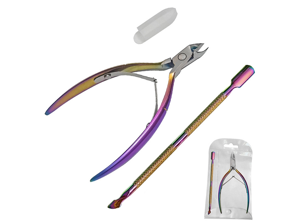 Tesoura De Cutícula Com Palito Para - Cutícula-aquaforge