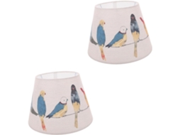 Conjunto De 2 Peças - Estampa Criativa Para Luminária De Mesa Em Estilo Moderno E Minimalista