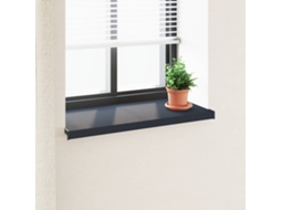 Vidaxl Soleira De Janela Antracite Com Veios De Madeira Pvc