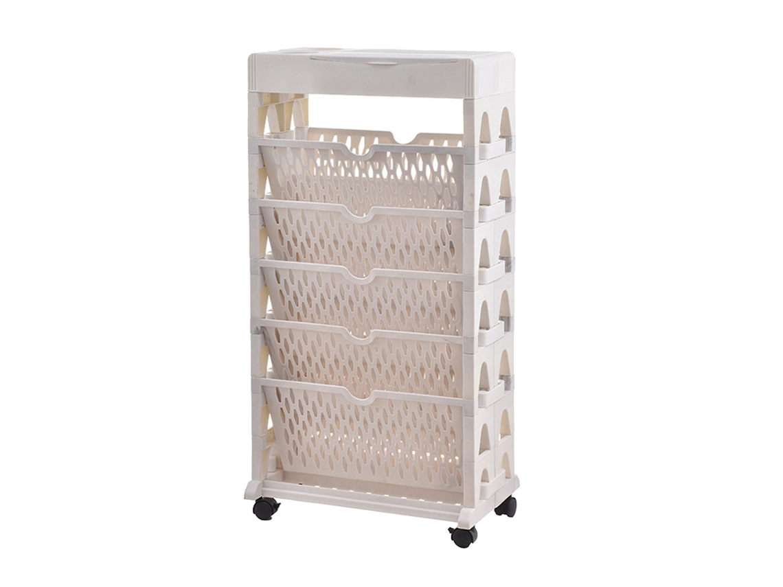 Estante 5 Camadas Branca para Sala e Quarto LAXISCREED