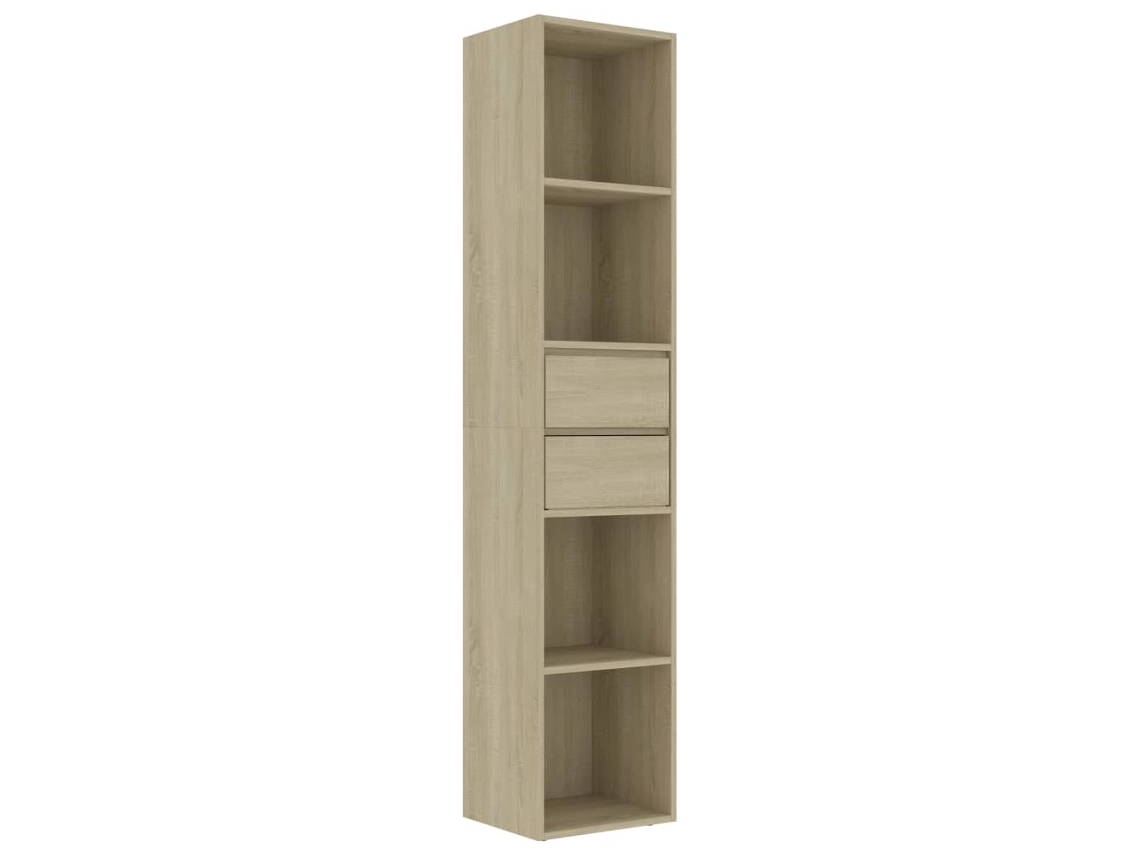 Book Cabinet, Book Cabinets Vidaxl Marrom Madeira Processada (n/a)