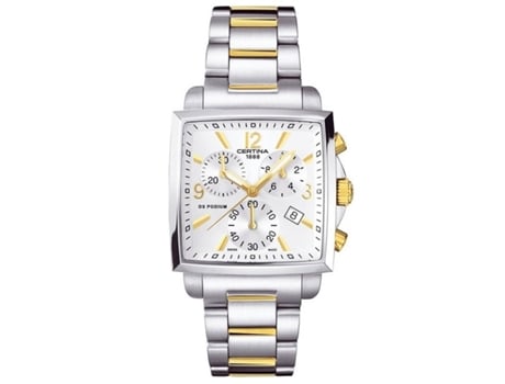 Relógio Certina Swiss® Ds Podium Lady Square Chrono C001. 317.22.037.00