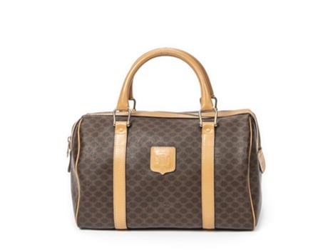 Bolsa Vintage De Mulher Celine Small Boston Bege (tamanho Único)
