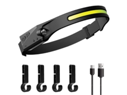 Lanterna De Cabeça Led Portátil Para Aventura, À Prova Dágua, Ipx4, 35 X 20 X 3,6 Cm, 1 Conjunto Olysi Shop