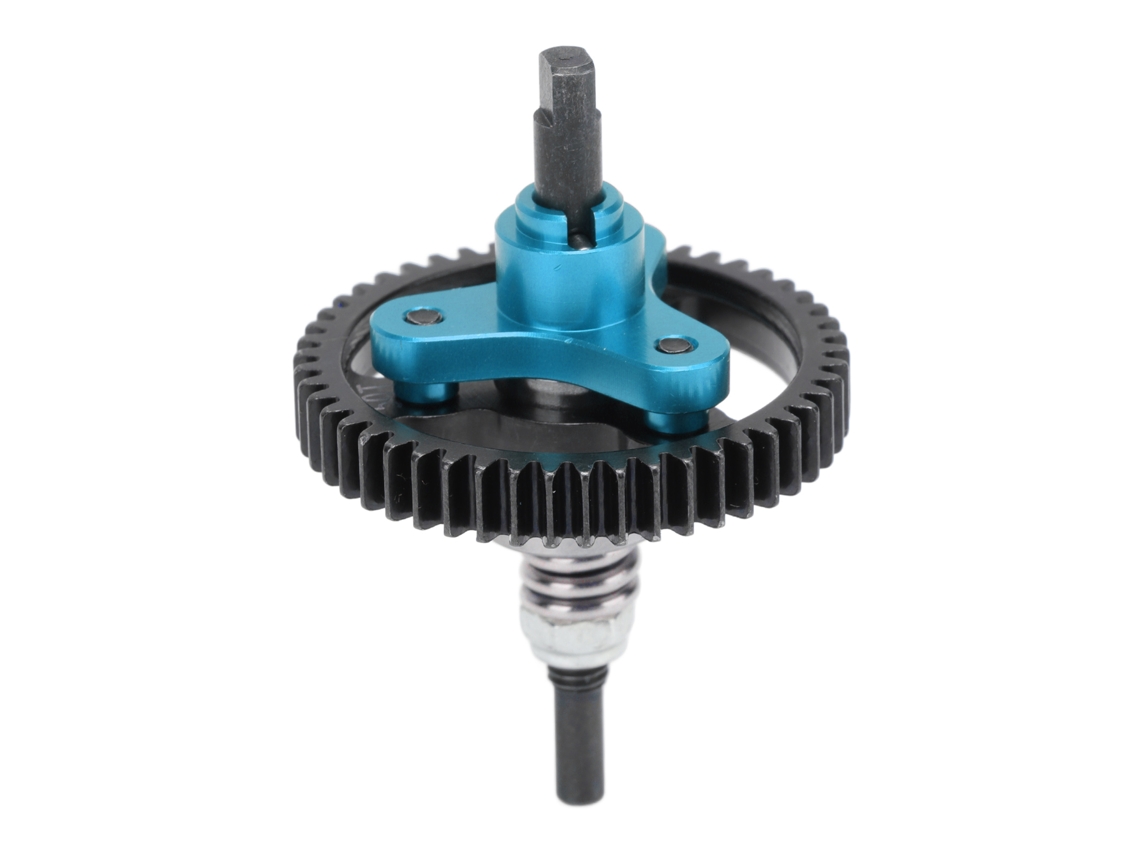 Engrenagem Diferencial Clutch Completo 50t Aço Para Carro Rc Traxxas Slash 2wd 1/10 Azul