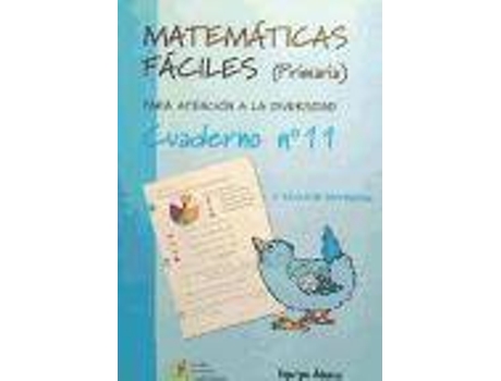 Livro Matemáticas Fáciles 11, Educación Primaria de Equipo Abaco
