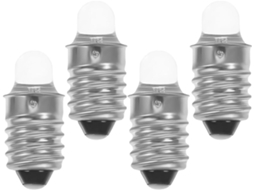 Conjunto de 4 Lâmpadas Led de Base de Rosca Pequena, para Substituição em Mini Lanternas. SFUSHOS