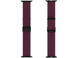 Pulseira De Relógio Celly Wbandbraidedvl Tecido Roxo Compatível Com Apple Watch 42/44/45 Mm
