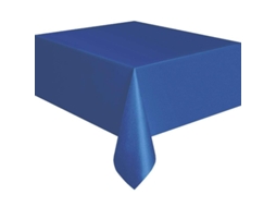 2026 2 Fundas para Mesa de Fiesta Únicas, Azul Real, Plástico Limpiable, 54x108 Pulgadas