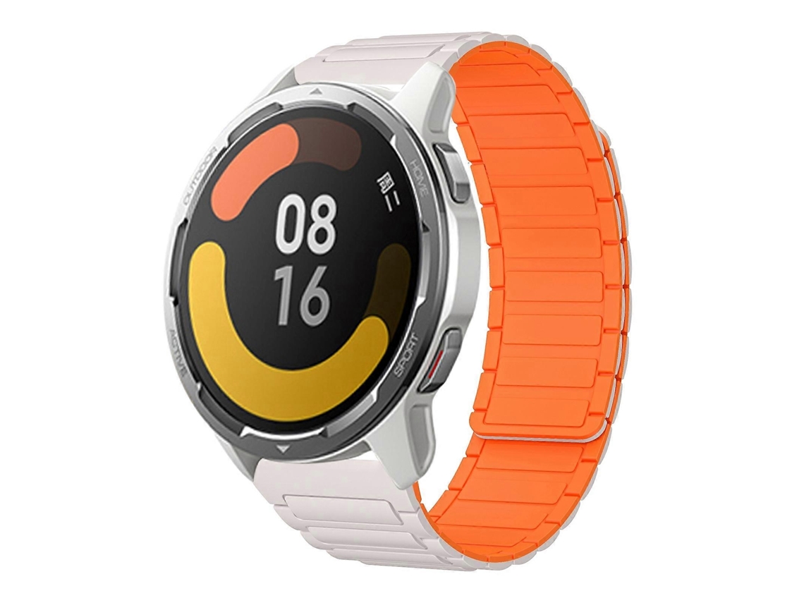 Pulseira De Silicone Magnética Em Formato De I De 22 Mm