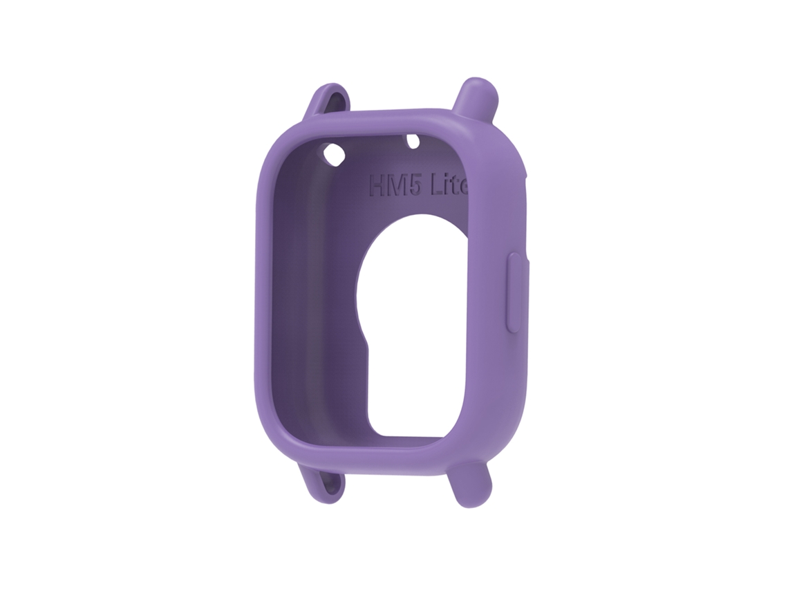 Capa Protetora de Silicone Macio para Redmi Watch 5 Lite Roxo PANOONA