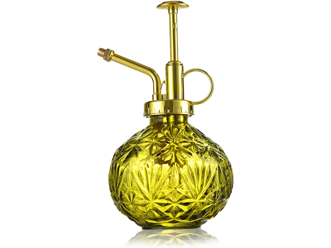 Pulverizador de Plantas 240ml Frasco de Vidro Retrô com Bomba de Flores para Uso Interno e Externo AQUAFORGE