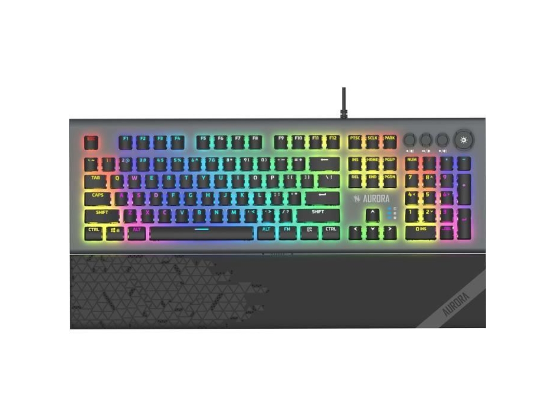 Teclado Gamer IBOX Aurora K 5 Mecânico Retroiluminado Rgb Sem Fios