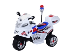 Scooter Elétrica Infantil 3 Rodas Brinquedo, Velocidade 3km/h, Luzes E Música, Crianças 3 A 5 Anos, 112×51×72,5cm