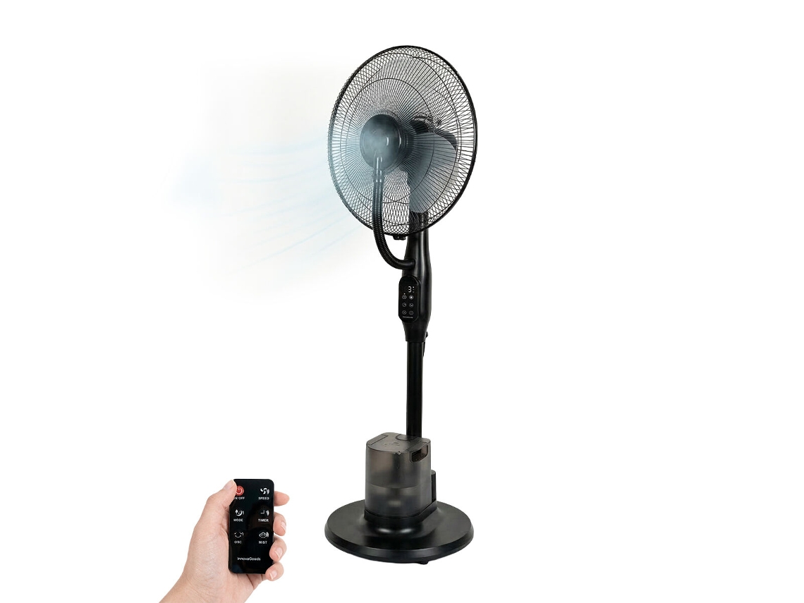 Ventoinha De Pé Com Nebulizador E Comando Remoto Sprair Innovagoods
