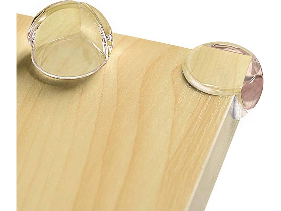 24 Protetores Transparentes Cantos Mesa Bebê