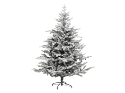 Árvore de Natal gelada 150 cm verde reunindo brilho branco FEERIC LIGHTS & CHRISTMAS