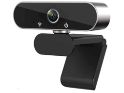Webcam Com Microfone 1080p em Hd, Webcam de Streaming Computador de Câmara Web Usb de Grande Angular da Câmera do Computador Para computador Portátil chamadas de Vídeo Preto Yizhood