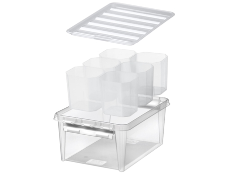 Caixa de Armazenamento SMARTSTORE Classic 15 6 com Inserções