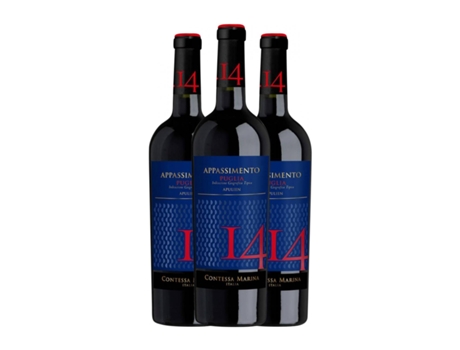 Vinho CONTESSA MARINA Appassimento 14 Puglia (0.75 L - 3 Unidades)
