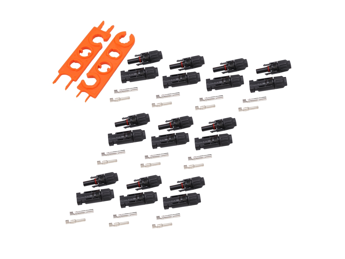 Laxiscreed Conector Solar Para Cabos, Resistência De 1000v E Proteção Ip67 Para Instalações Solares