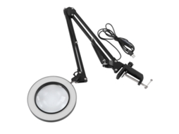 Lupa 5x Com Luz Led Usb Para Reparo Eletrônico