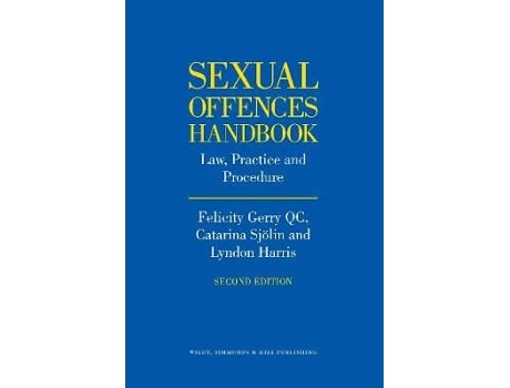 Livro sexual offences handbook de felicity gerry,catarina sjolin,lyndon harris (inglês)