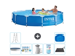 Intex Piscina Com Estrutura Redonda - 366x76 Cm - 8-peças S31559