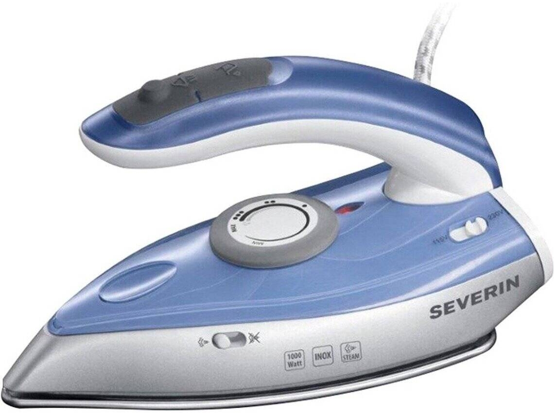 Ferro de Viagem SEVERIN BA3234 (1000 W - Base Inox)