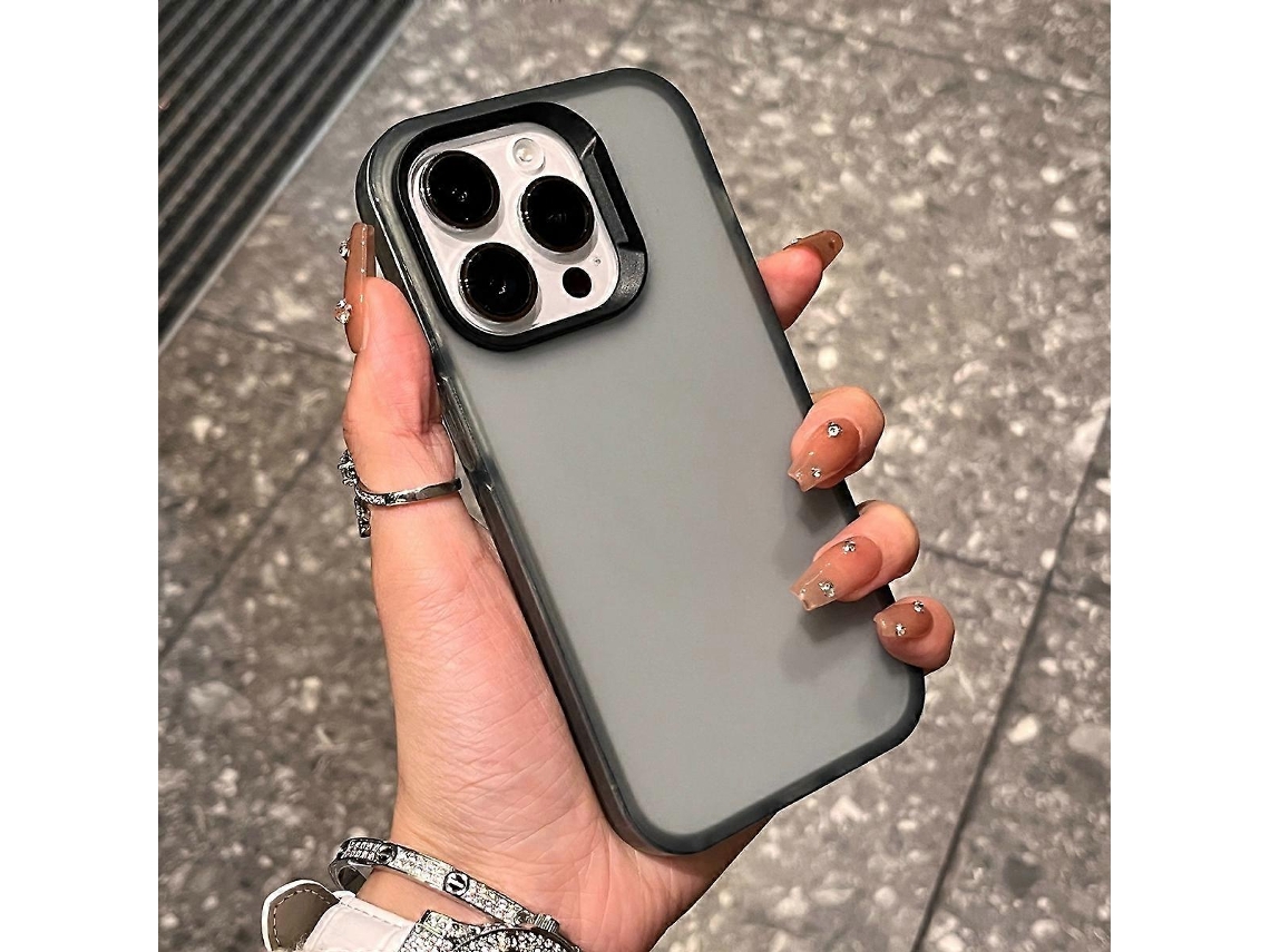 Capa Fosca De Tpu Resistente A Impactos Para Iphone 16 Pro Max