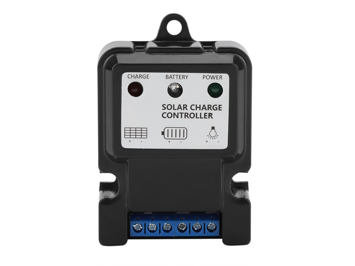 Controlador de Carga Solar Pwm Inteligente Dhs, 5s6v/ 12v 10a BRILVIBERA