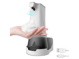 2026-dispensador De Espuma De Jabón Automático Sin Toque, Com Sensor Infrarrojo, Recargável E Montagem Em Parede