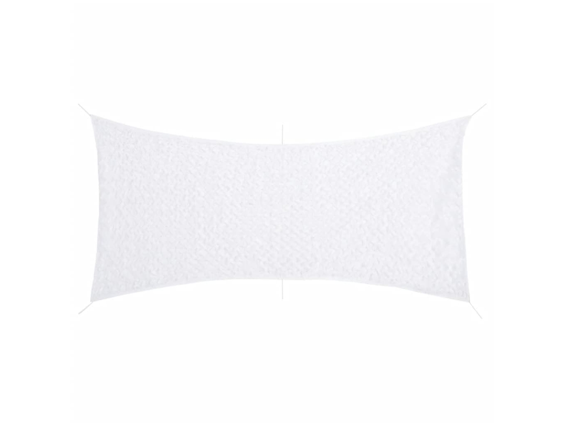 Vidaxl Rede De Camuflagem Com Saco De Arrumação 410x285 Cm Branco