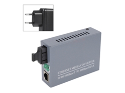 Conversor De Fibra Óptica Transceptor Ethernet Gigabit Modo Singular
