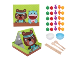 Ats juego de Alimentación Simulada Con Cuchara Y Palillos para Bebés Y Preescolares Juguete Educatsivo de Entrenamiento