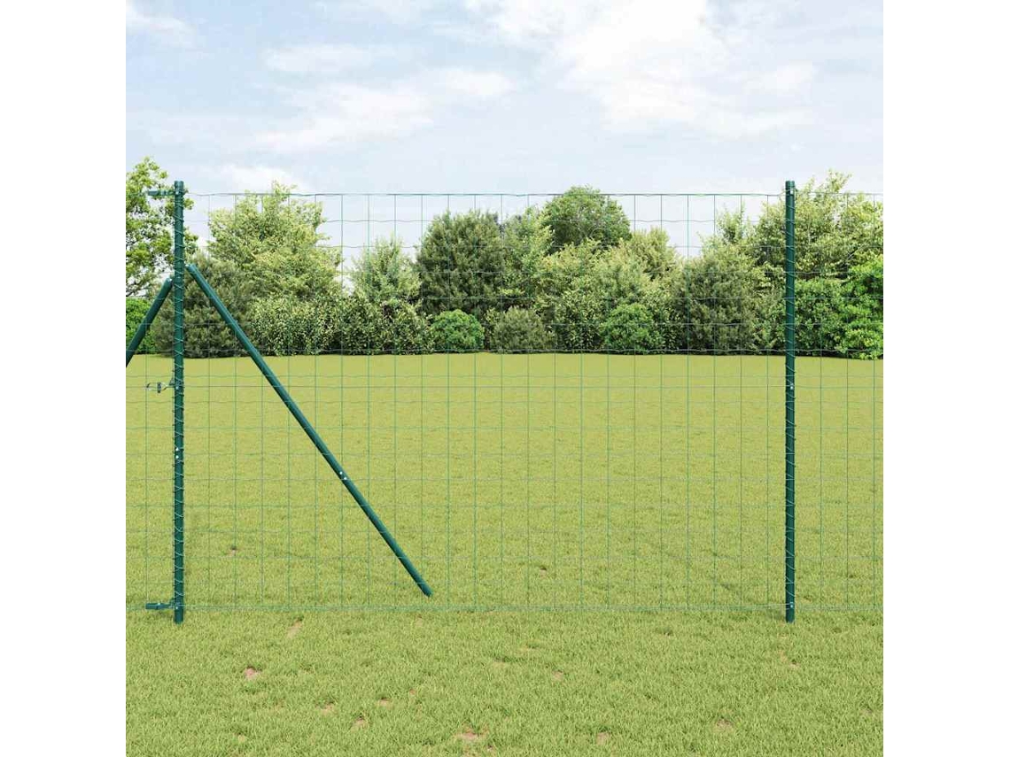 Vidaxl Fixação De Solo Para Cercas Euro 10 X 1,6 M Verde Malha