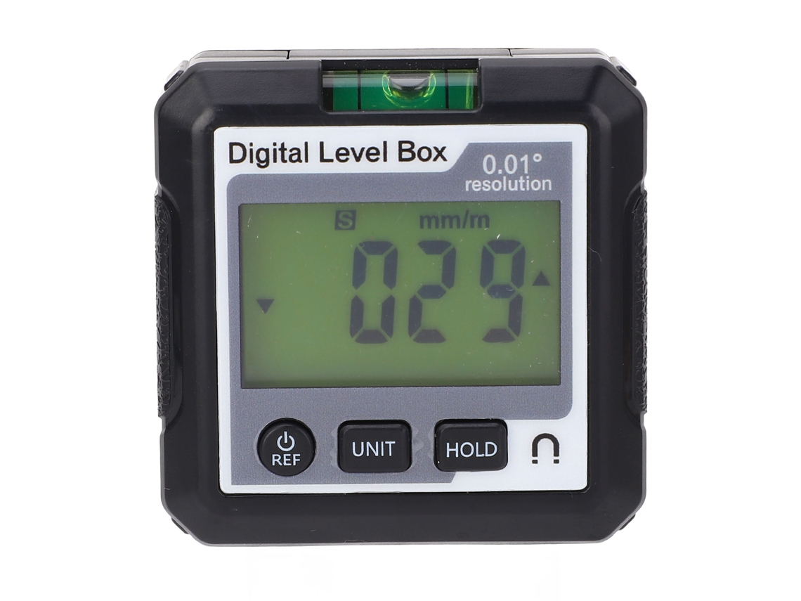 Medidor De Ângulos Digital Laxiscreed Com Base Magnética E Alcance De 4x90 Graus