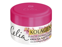 Creme antienvelhecimento revitalizante com colágeno avançado para pele sensível, 50 ml Celia