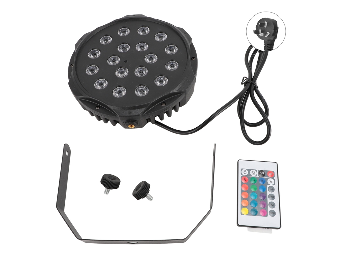 Luz de Palco Led EOOCOO (rgb de Cor Completa com Ativação por Som)