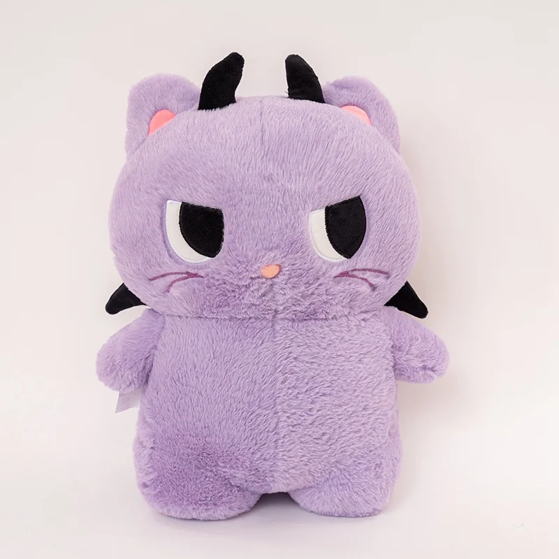 Almofada para Adultos com Anjos, Demônios e Monstros, Macia e Confortável. MDUG (roxo, 35cm)