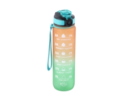 Garrafa de Água Esportiva 1l LAXISCREED Verde Limão
