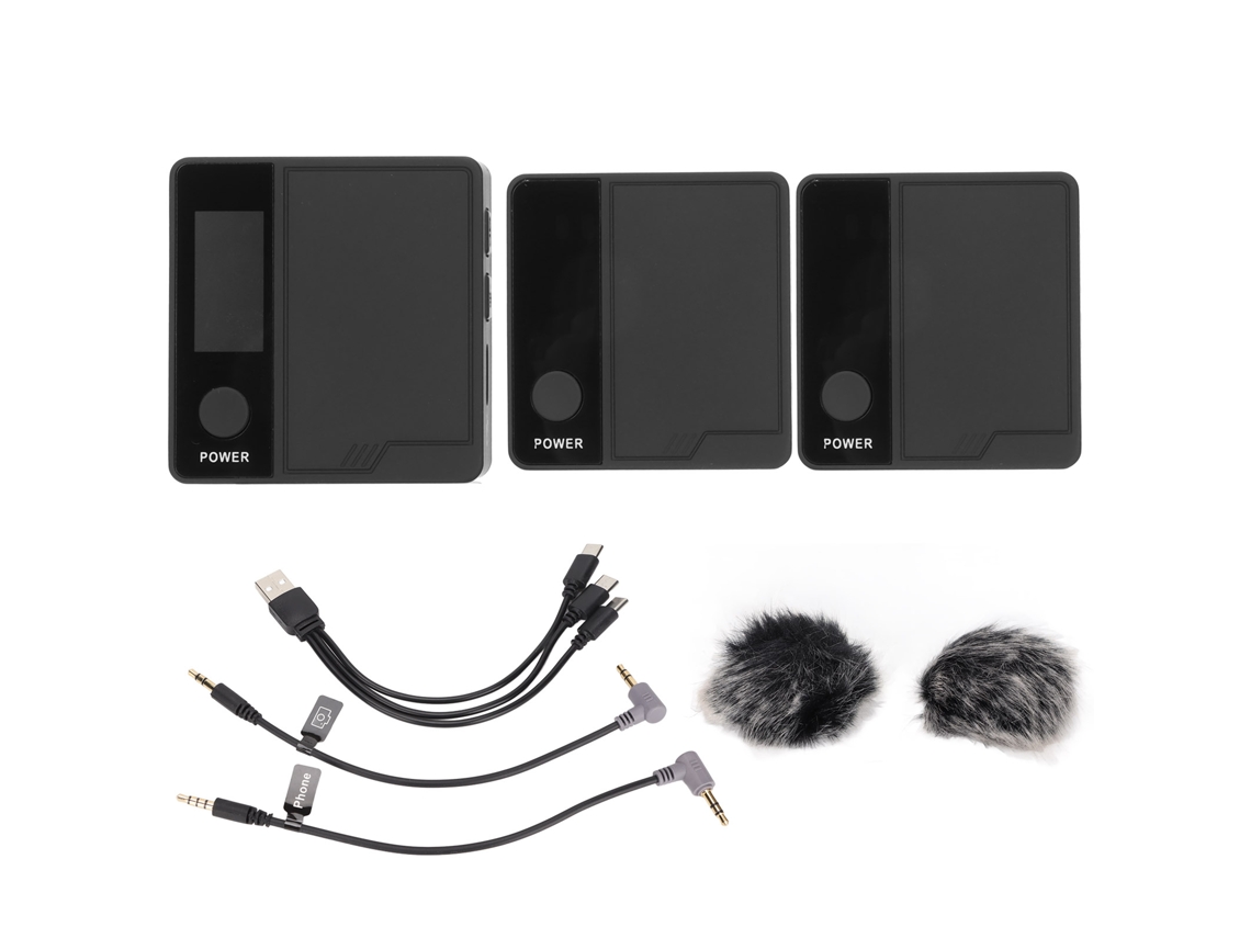 Microfone Lapela Sem Fio 2.4g LAXISCREED