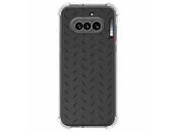 Capa Tumundosmartphone De Silicone À Prova De Choque Para Nothing Phone 4a 5g Design Metálico Com Desenho Animado