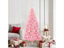 Vidaxl Árvore De Natal Rosa 180 Cm Pvc