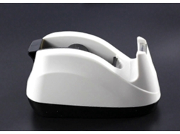 Dispensador de Fita Adesiva Reforçada de Mesa com Base Pesada e Aplicação com uma Mão GOKOCO (branco)