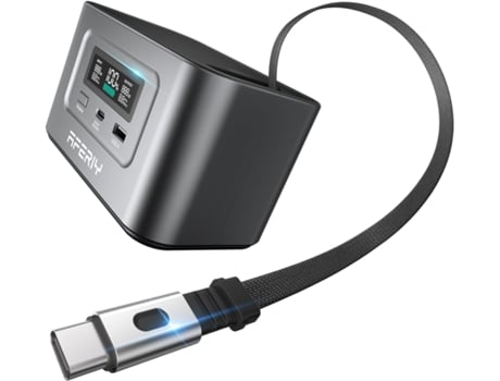 Estação De Energia Portátil 99.2wh 31000mah Lifepo4, Gerador Solar 100w 145w Usb Tipo C, Cabo Extensível Integrado Aferiy