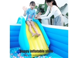 Primerox tobogã Inflável de Água para Piscina Brinquedo Infantil Portátil Indoor Outdoor Verão